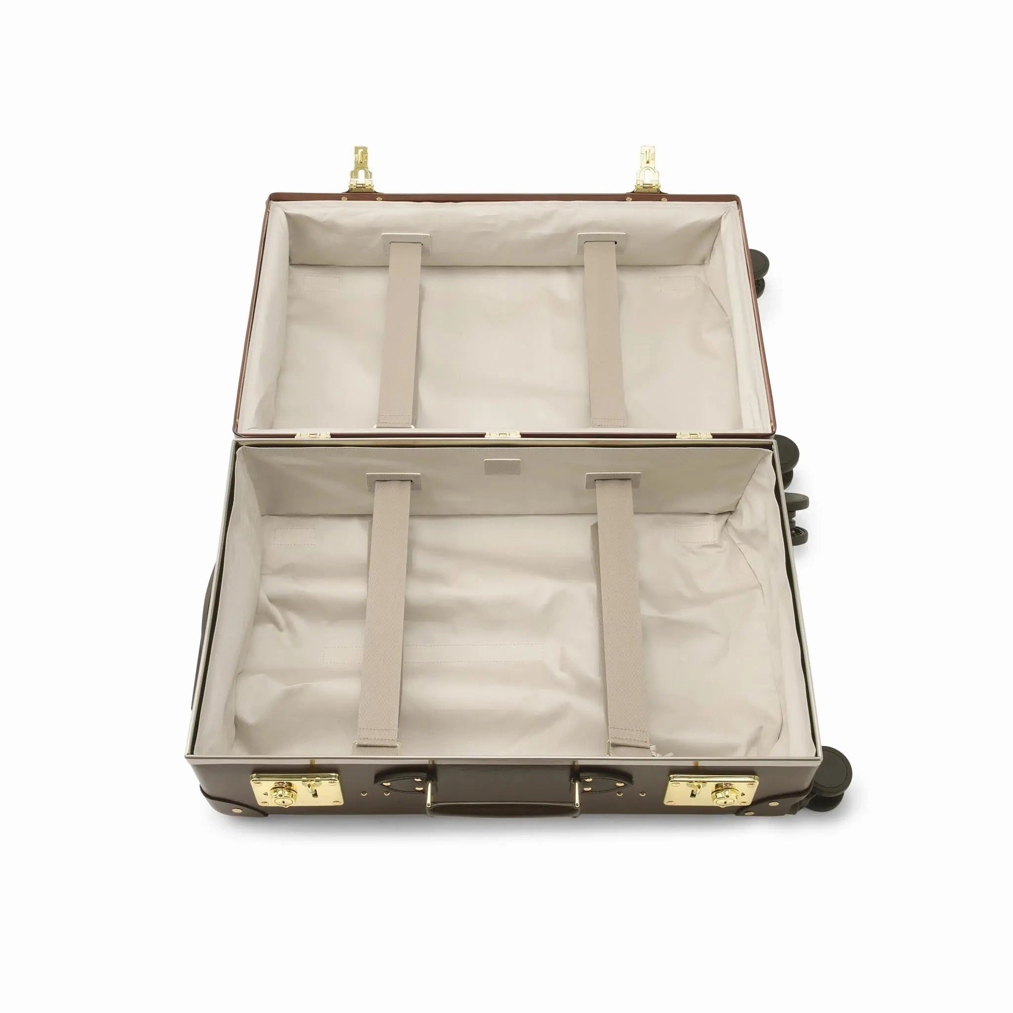 Original  Medium Check-In - 4 Wheels | Brown/Brown/Gold