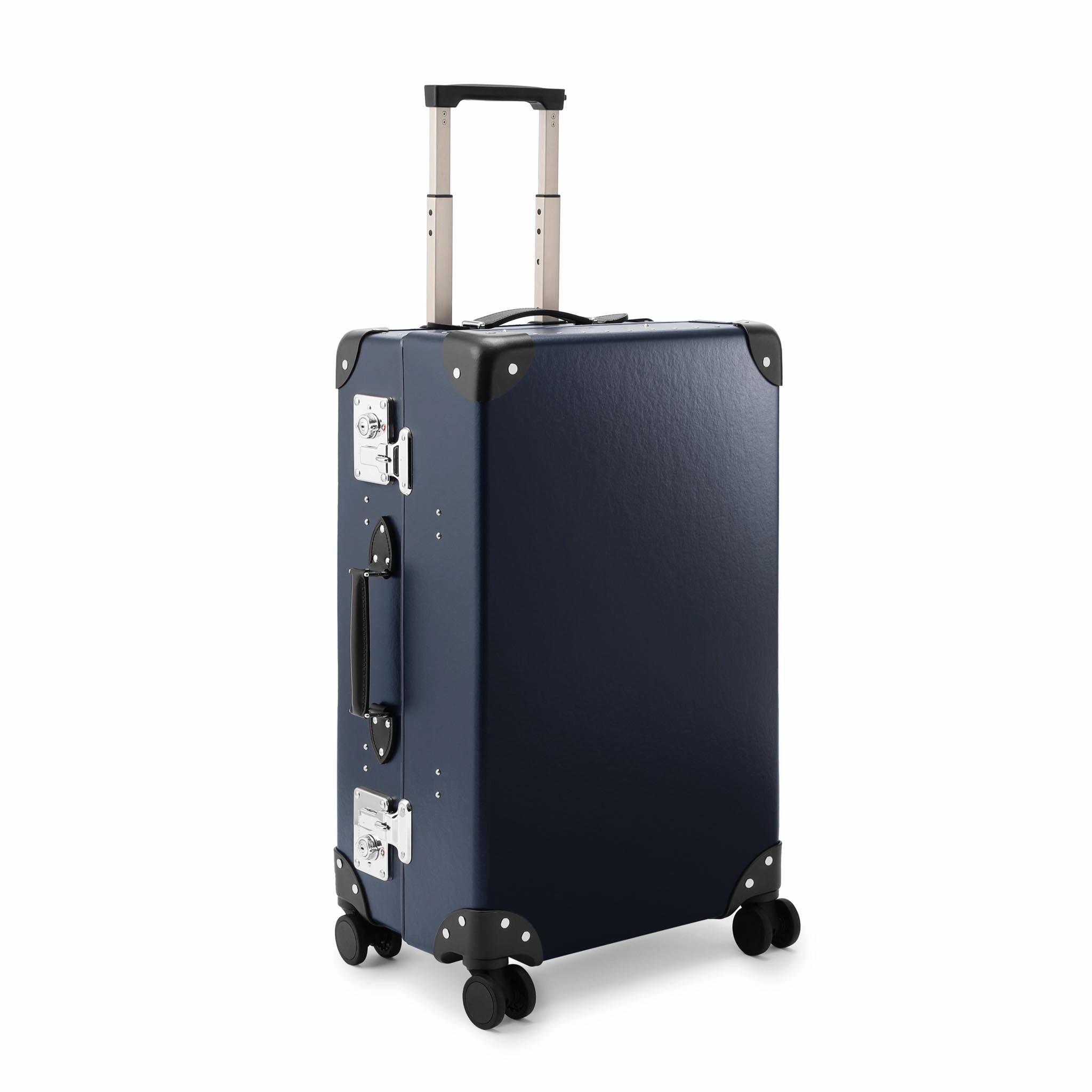 Original  Medium Check-In - 4 Wheels | Navy/Black/Chrome
