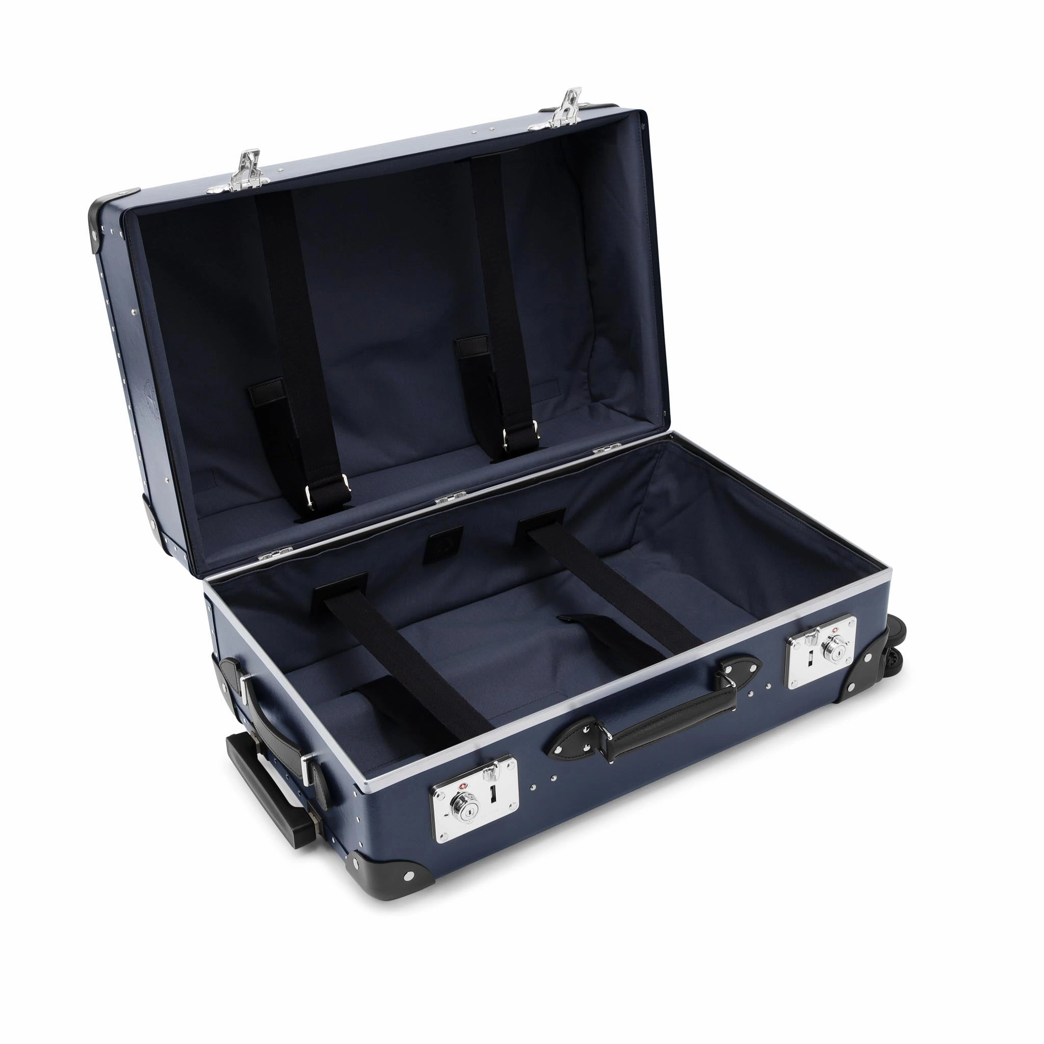 Original  Medium Check-In - 4 Wheels | Navy/Black/Chrome