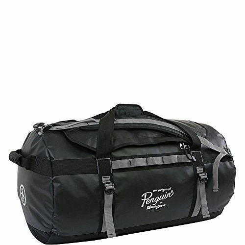 ORIGINAL PENGUIN Luggage Large Duffel Bag, Black/Grey, One Size