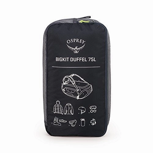 Osprey Packs Bigkit Duffel Bag, Anthracite Black, One Size
