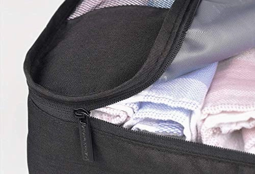 Packing Cubes 7 pcs Backpack Organizers Set for Carry on Travel Bag Luggage Cube (New Black 7)