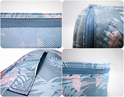 Packing Cubes 8pcs Backpack Organizers Set for Carry on Travel Bag Luggage Cube (Flamingo Blue 8pcs)