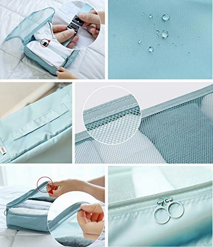 Packing Organizers - Clothing Cubes Shoe Bags Laundry Pouches For Travel Suitcase Luggage,