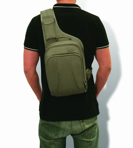 Pacsafe Luggage Metrosafe 150 gii Cross Body Sling Bag, Jungle Green