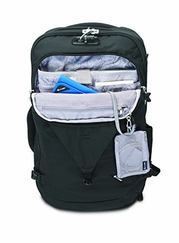 Pacsafe Venturesafe Exp45 Anti-Theft Carry-On Travel Backpack, Black