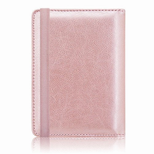 Passport Holder Cover, ACdream Travel Leather RFID Blocking Case Wallet for Passport with Elastic