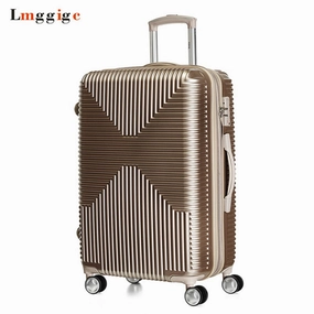 Pc Abs Travel Luggage Suitcase Bag,New Rolling Trolley Case,Pc Abs Carry-On,20"24"28" Inch