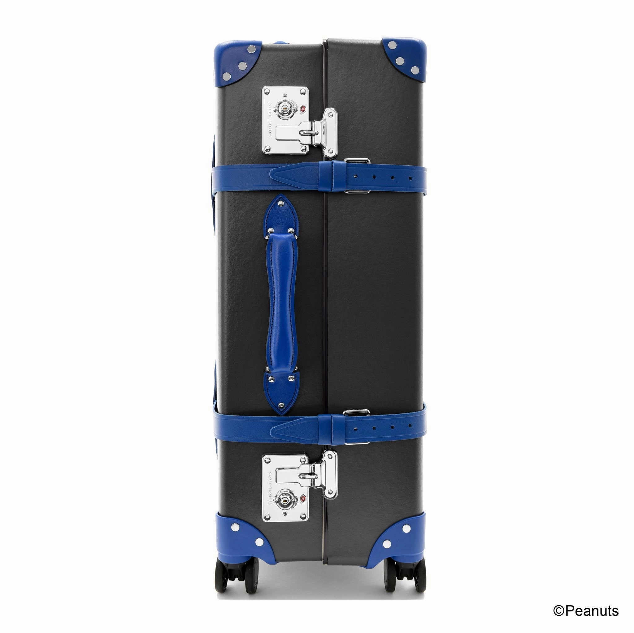 Peanuts  Large Check-In - 4 Wheels | Charcoal/Cobalt/Chrome
