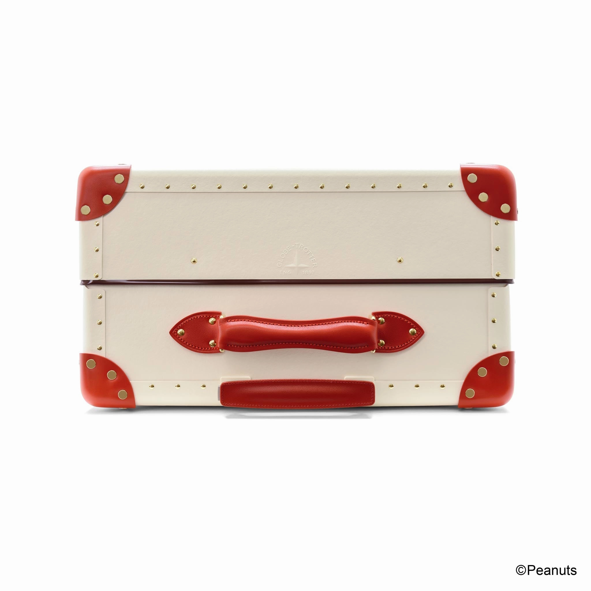 Peanuts  Large Check-In - 4 Wheels | Ivory/Red/Gold