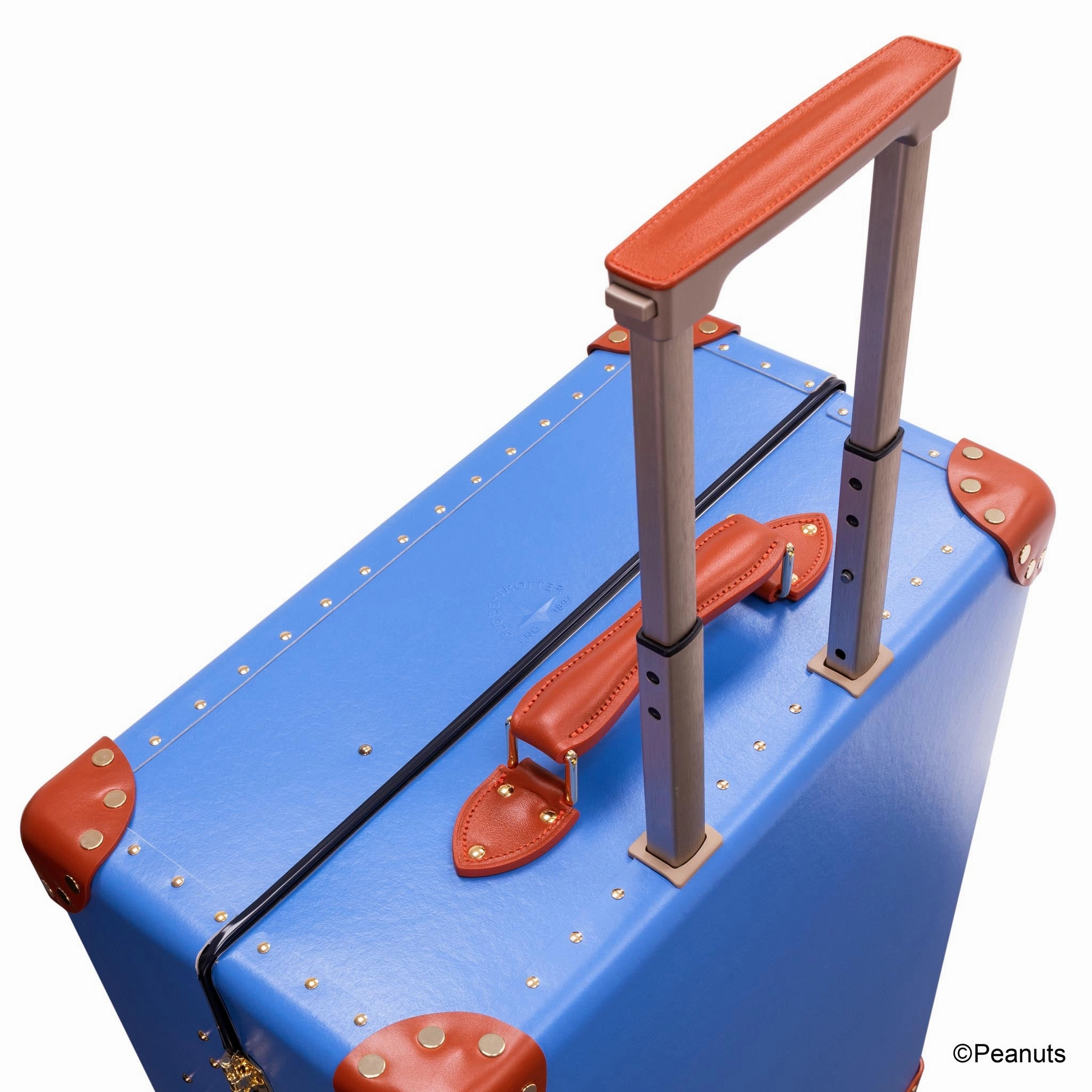 Peanuts  Large Check-In - 4 Wheels | Royal Blue/Orange/Gold