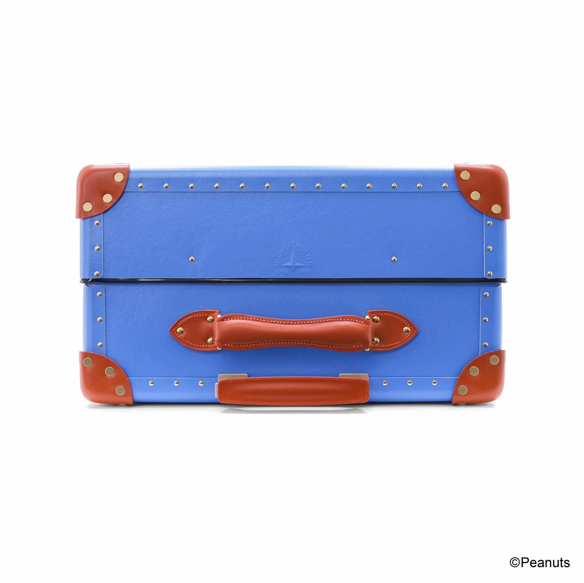 Peanuts  Large Check-In - 4 Wheels | Royal Blue/Orange/Gold