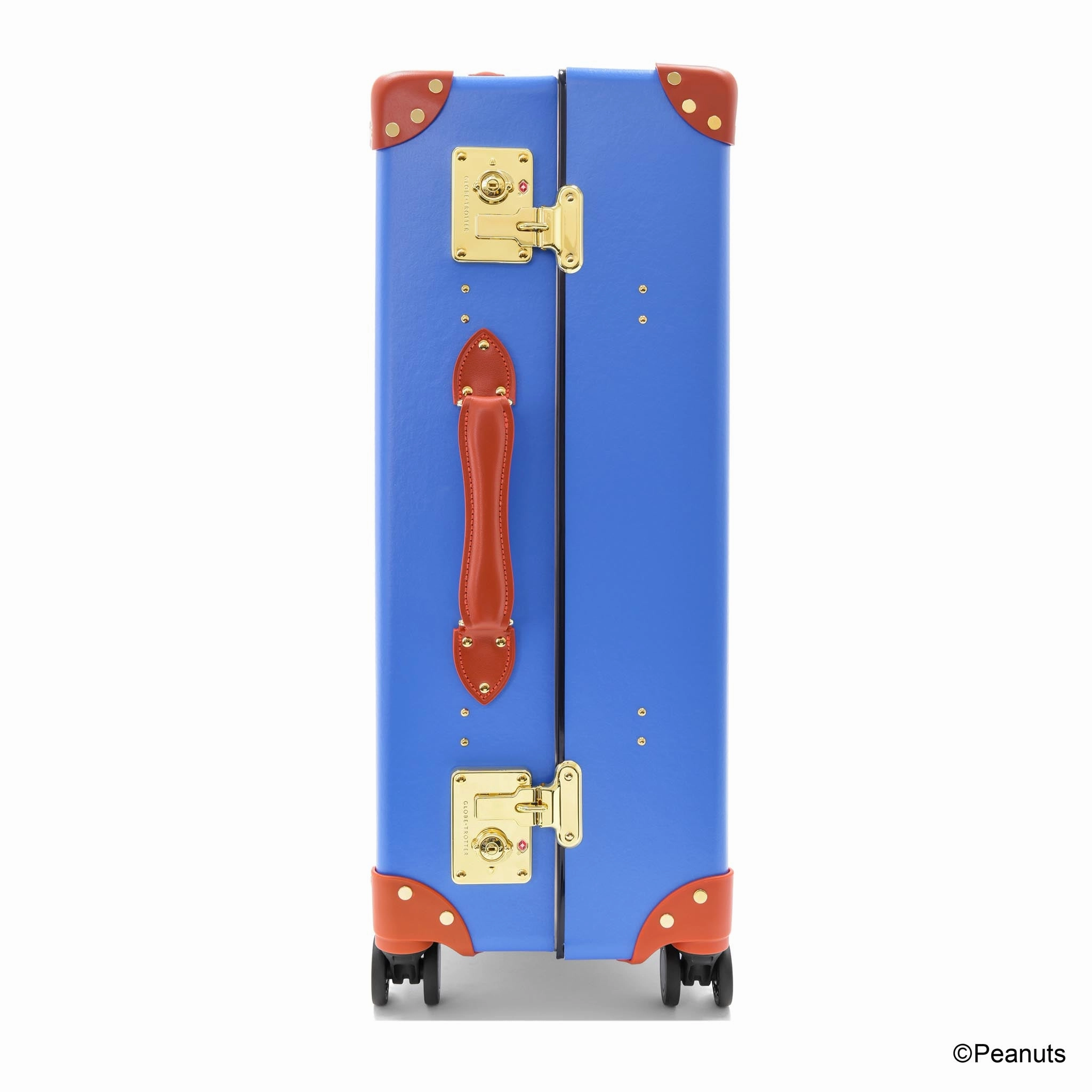 Peanuts  Large Check-In - 4 Wheels | Royal Blue/Orange/Gold