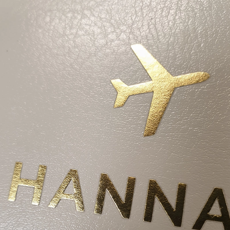 Personalised Gold Name Travel Document Holder (MRK-iD)