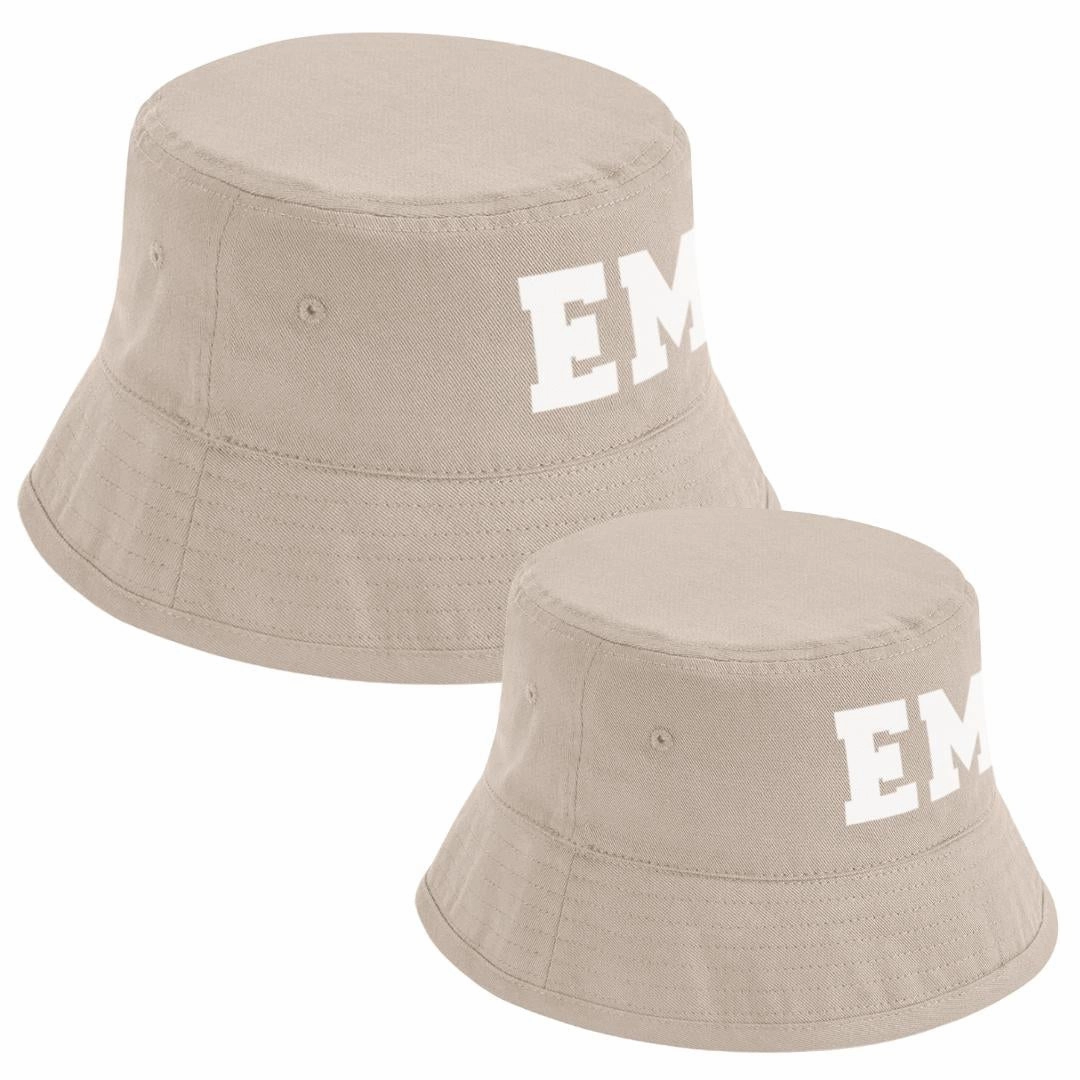 Personalised Initial Matching Summer Bucket Hats