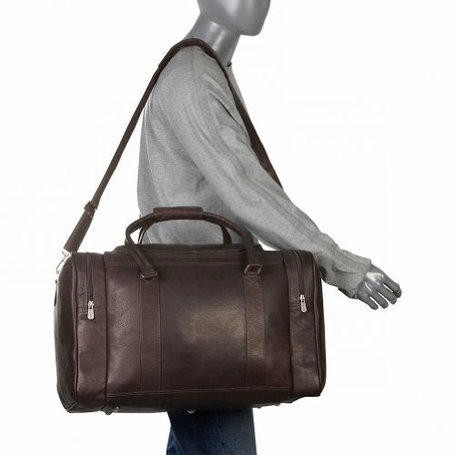Piel Leather Classic Weekend Carry-On, Chocolate, One Size