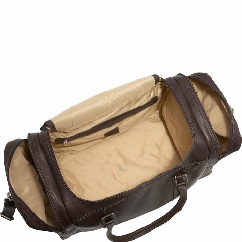 Piel Leather Classic Weekend Carry-On, Chocolate, One Size