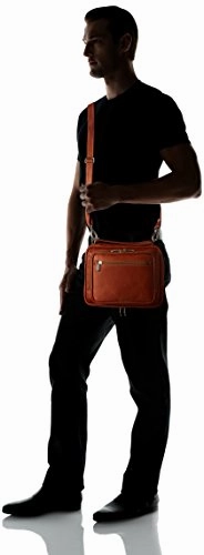 Piel Leather Multi-use Tablet Carry-all, Saddle