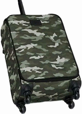 Pink Wheelie Carry On Travel Luggage Color Camo Print New