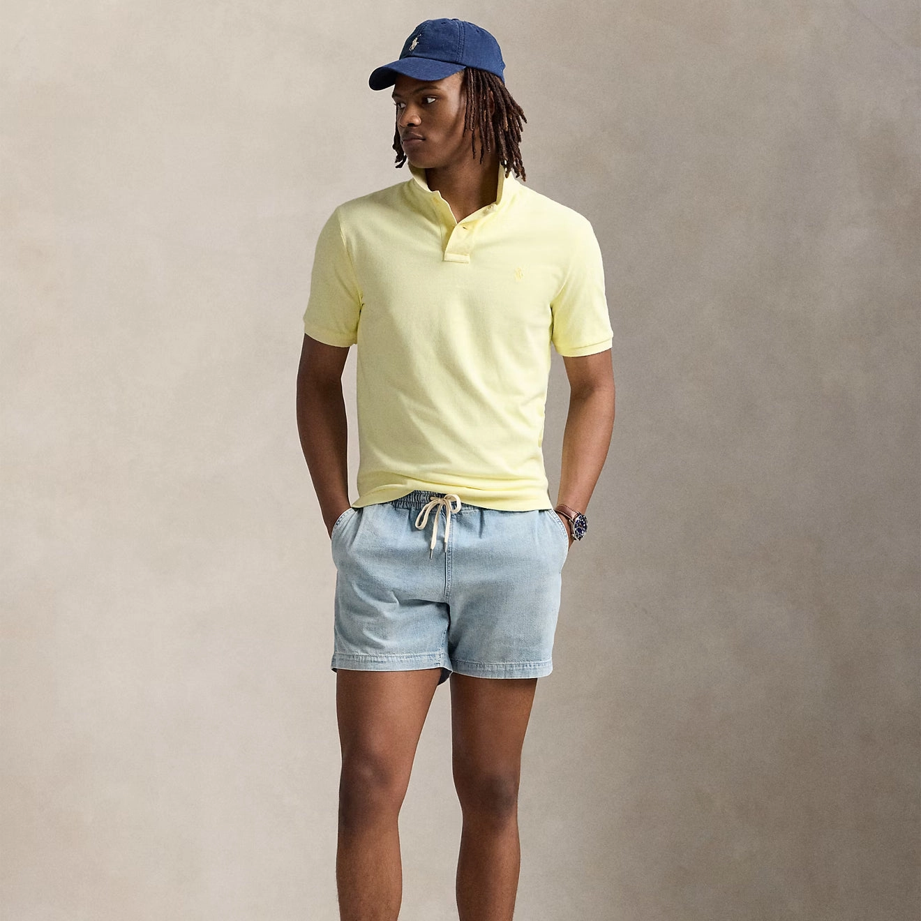 Polo Ralph Lauren Short Sleeve Polo Shirt Custom Slim Lime