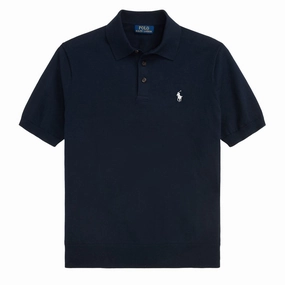 Polo Ralph Lauren Short Sleeve Pullover Standard Hunter Navy mens t-shirts outlet