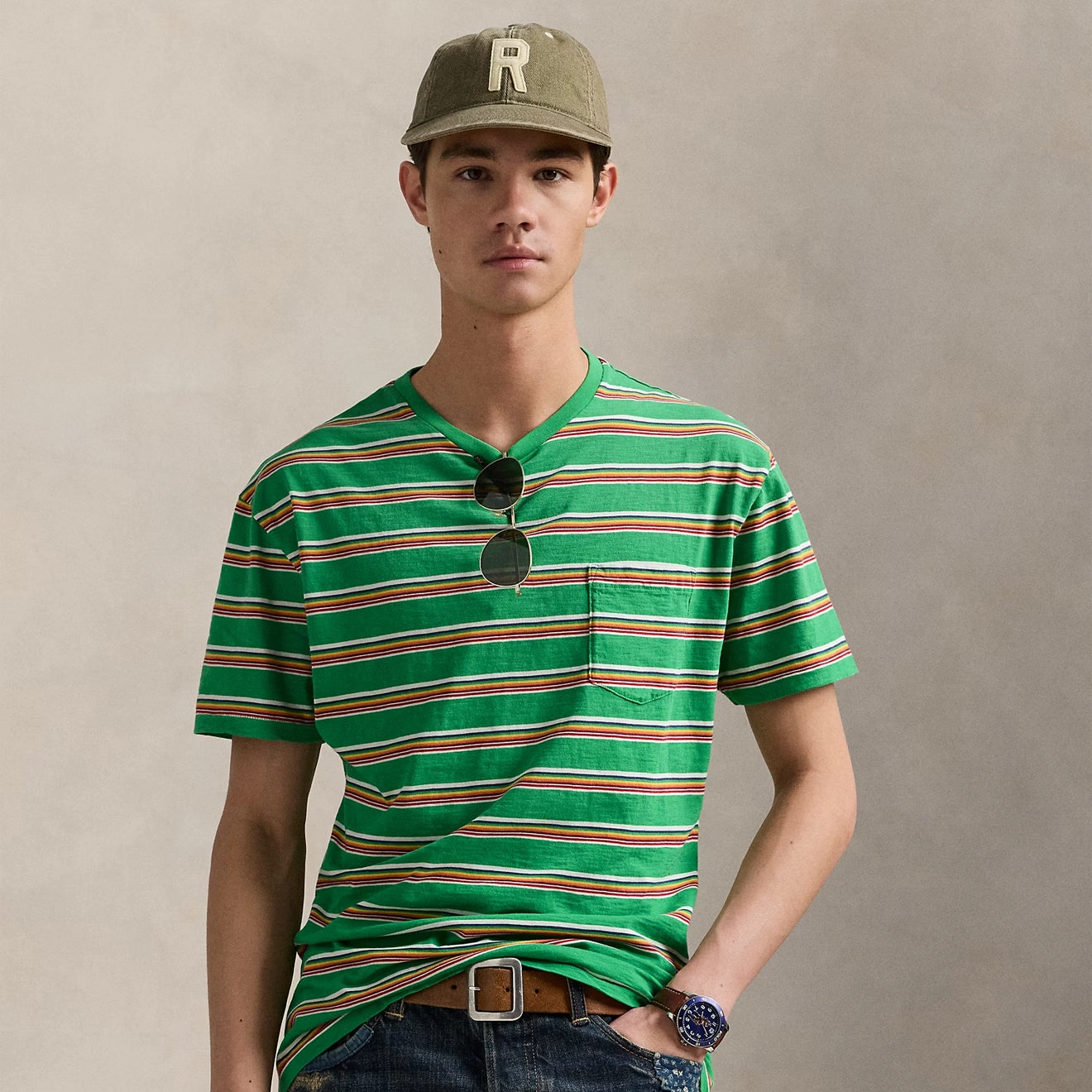 Polo Ralph Lauren Short Sleeve T Shirt Classic Stem Multi