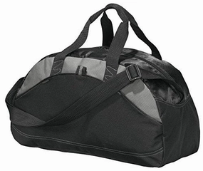 Port & Company Luggage-And-Bags Improved Small Contrast Duffel Osfa Black