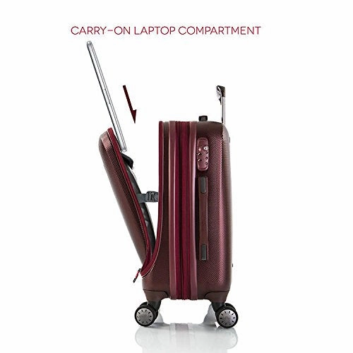 Portal 21" Spinner Suitcase Color: Burgundy