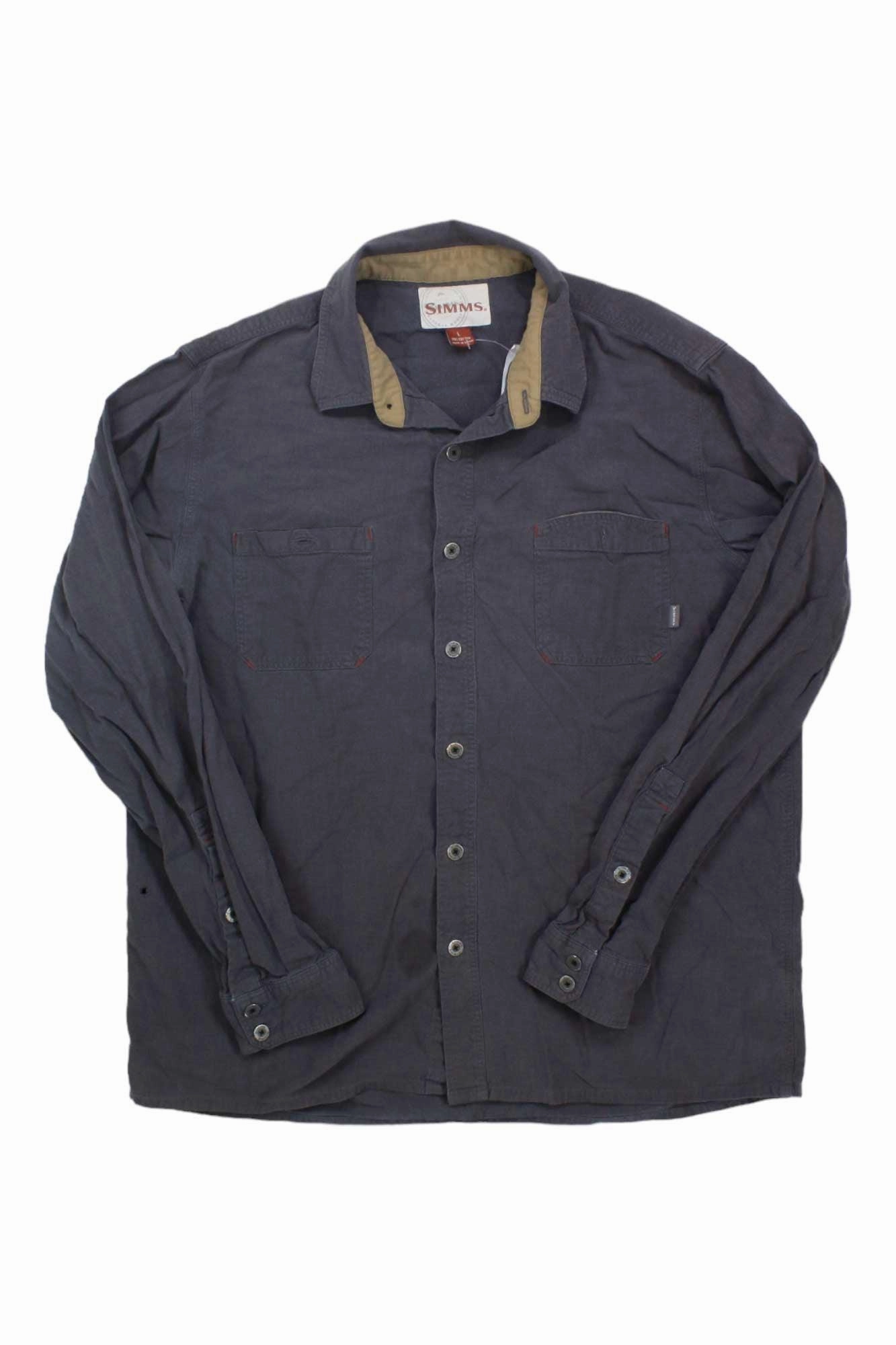 Buy 2025 Professional Simms Mens Casual Button Up Long Sleeve Top On Sale,69%off Cheap Price , it is suitable for men and women of all ages in this season, come here and buy Items now, clients first, reputation first!