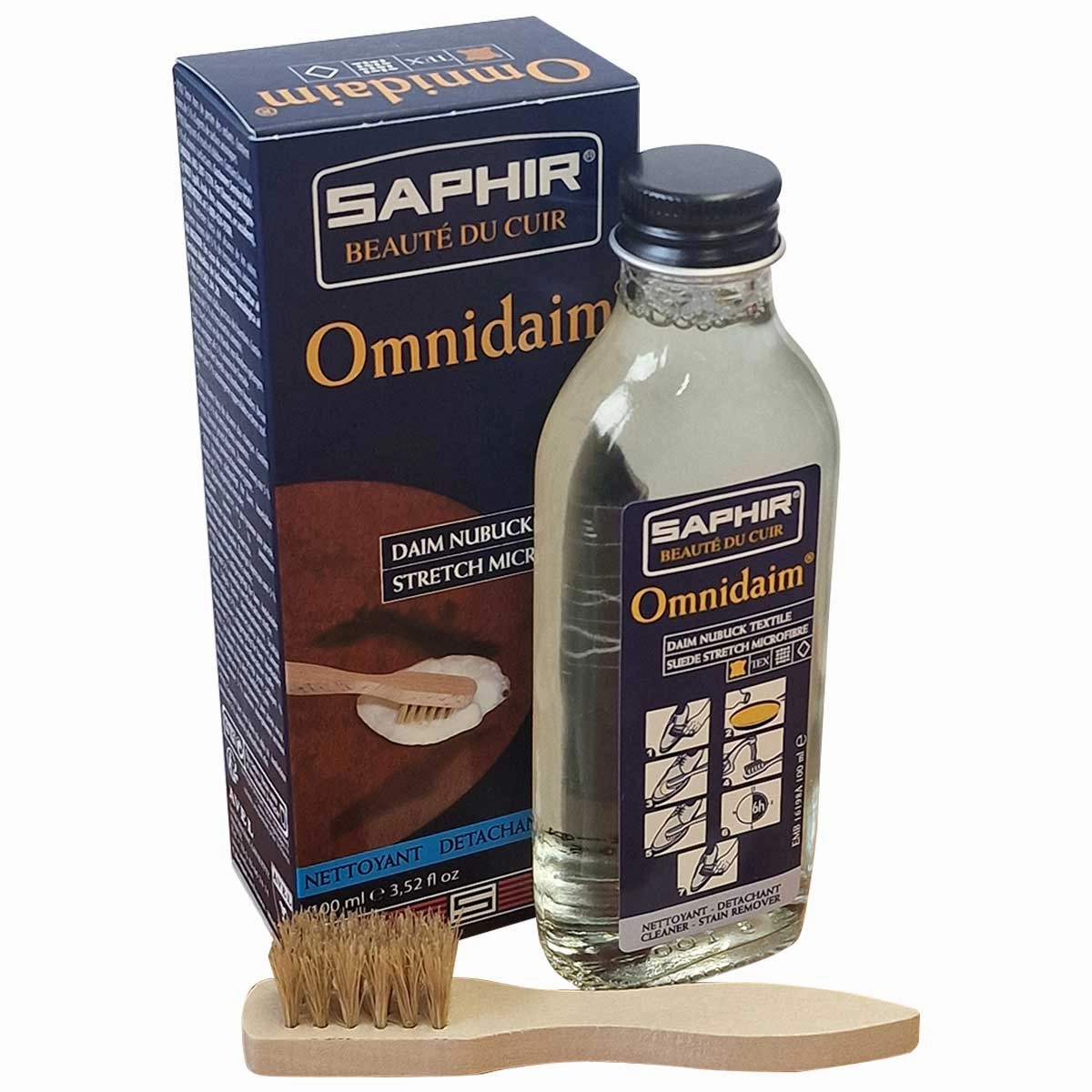Great Discount Sale For Authentic Purchase Saphir Omnidaim Suede/Nubuck Cleaner 100ml Free Shipping . Get your favorite Items, 100% Quality.