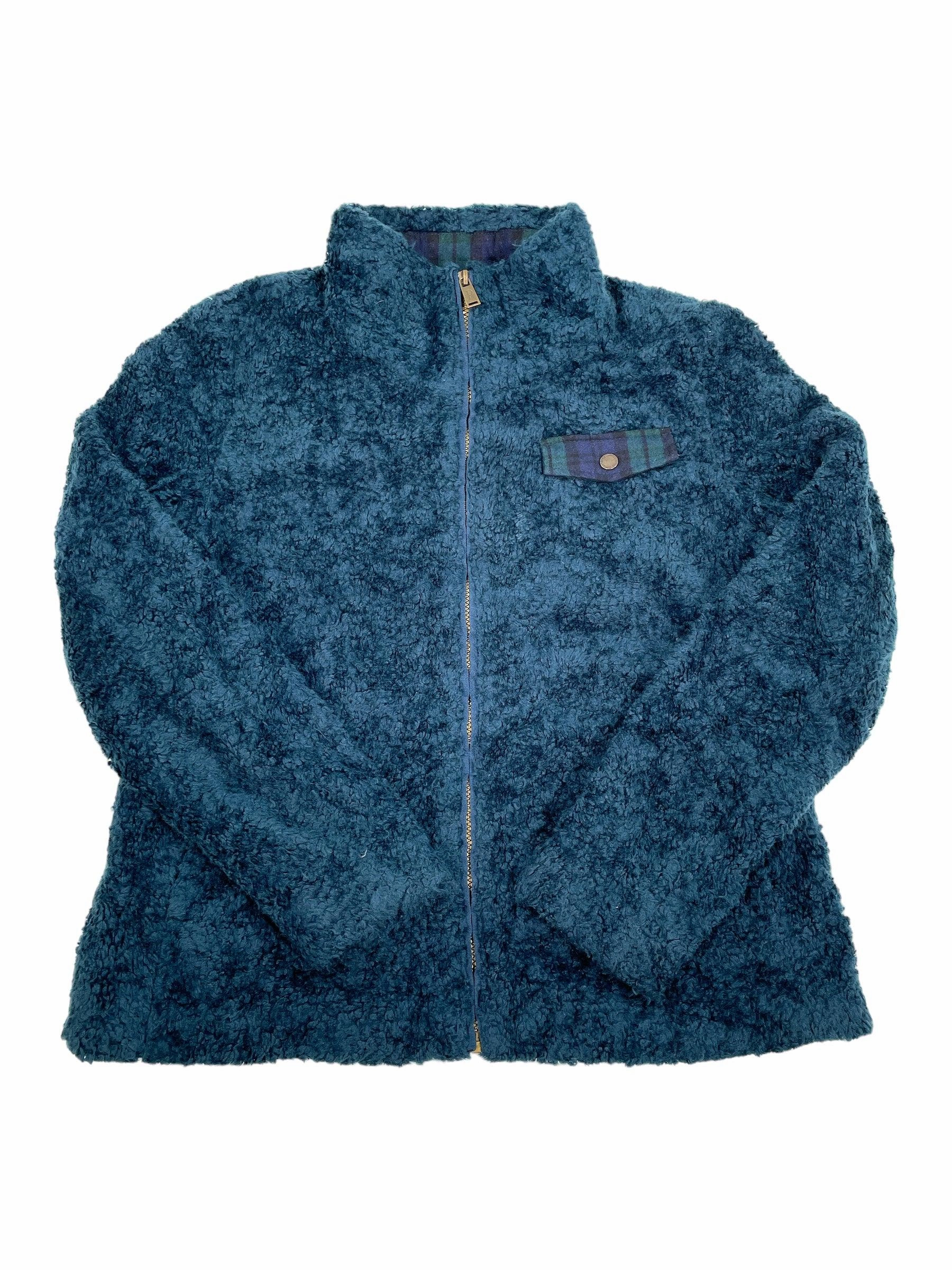 Enjoy Authentic New Style & Cheap Womens Flannel Lined Teddy Bear Fleece Jacket ,Fan Shop & Top Selling at the best price compare with others.