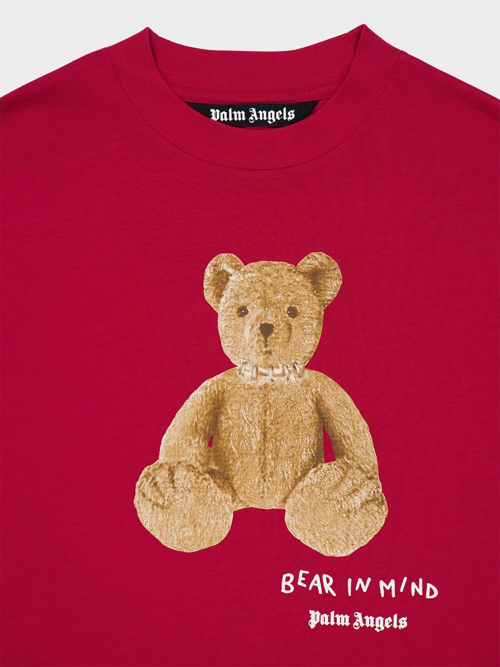 Red Bear in Mind Cotton T-Shirt