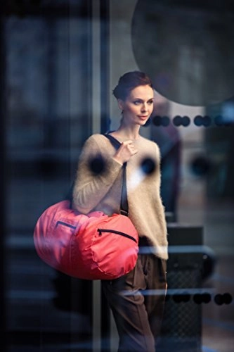 reisenthel Mini Maxi Dufflebag, Foldable Overnight Duffel and Sports Bag with Built-in Carrying Pouch, Indigo