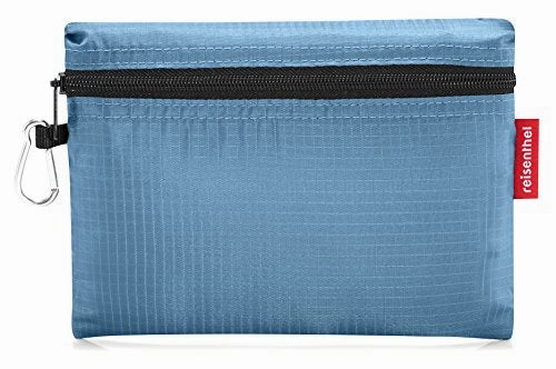 reisenthel Mini Maxi Dufflebag, Foldable Overnight Duffel and Sports Bag with Built-in Carrying Pouch, Indigo