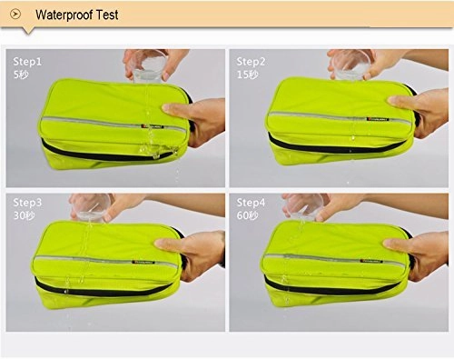 Relavel Travel Toiletry Bag Business Toiletries Bag for Men Shaving Kit Waterproof Compact Hanging Travel Cosmetic Pouch Case for Women Black