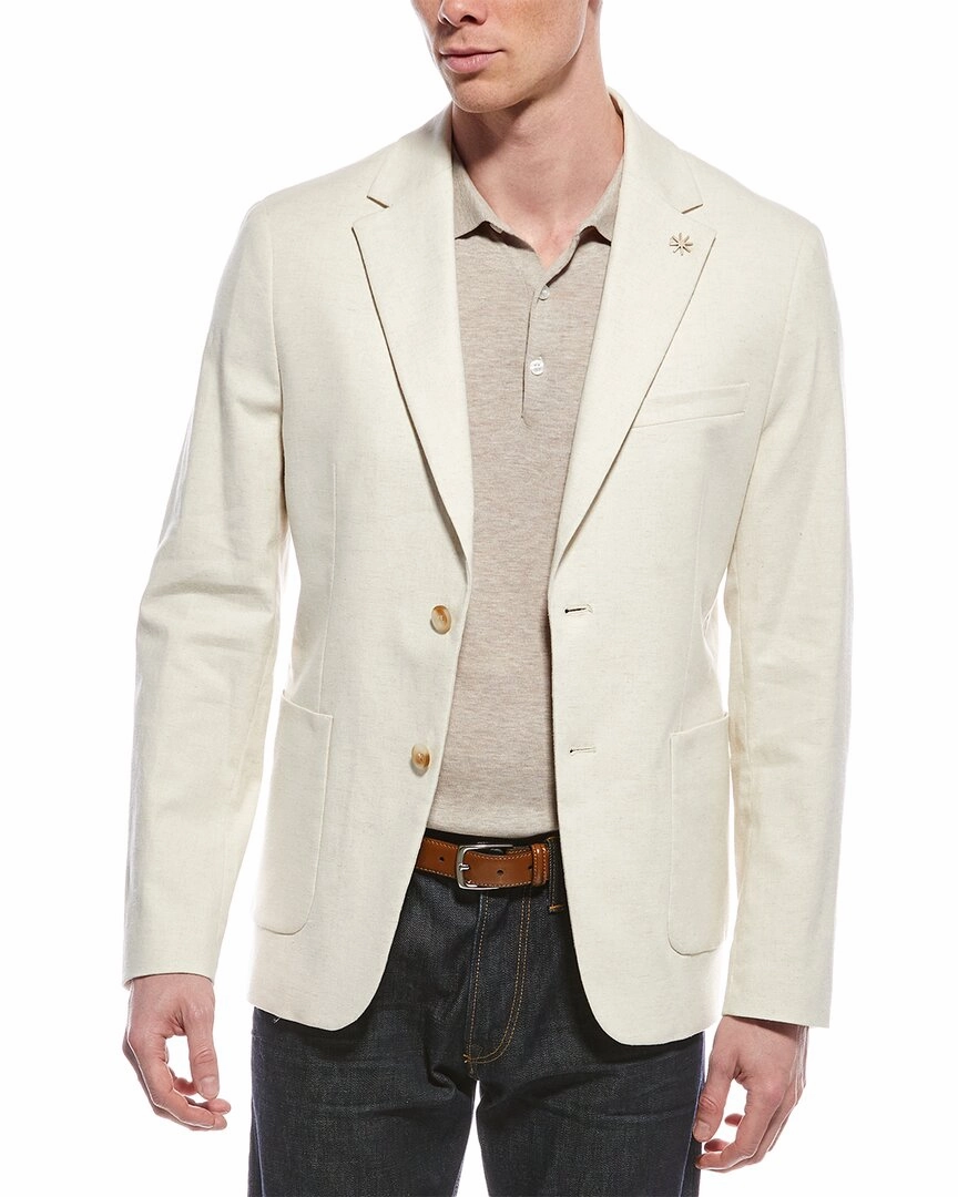 Report Collection Linen-Blend Jacket