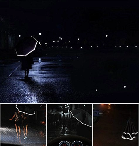 Reverse Umbrella Natural Coffee Beans Heart Windproof for Car