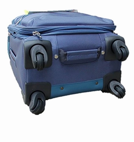 Revo 19-Inch Logic Lightweight Expandable Upright Spinner Carry-On, Blue