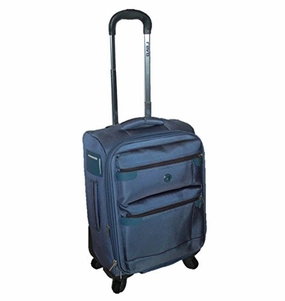 Revo 19-Inch Logic Lightweight Expandable Upright Spinner Carry-On, Blue