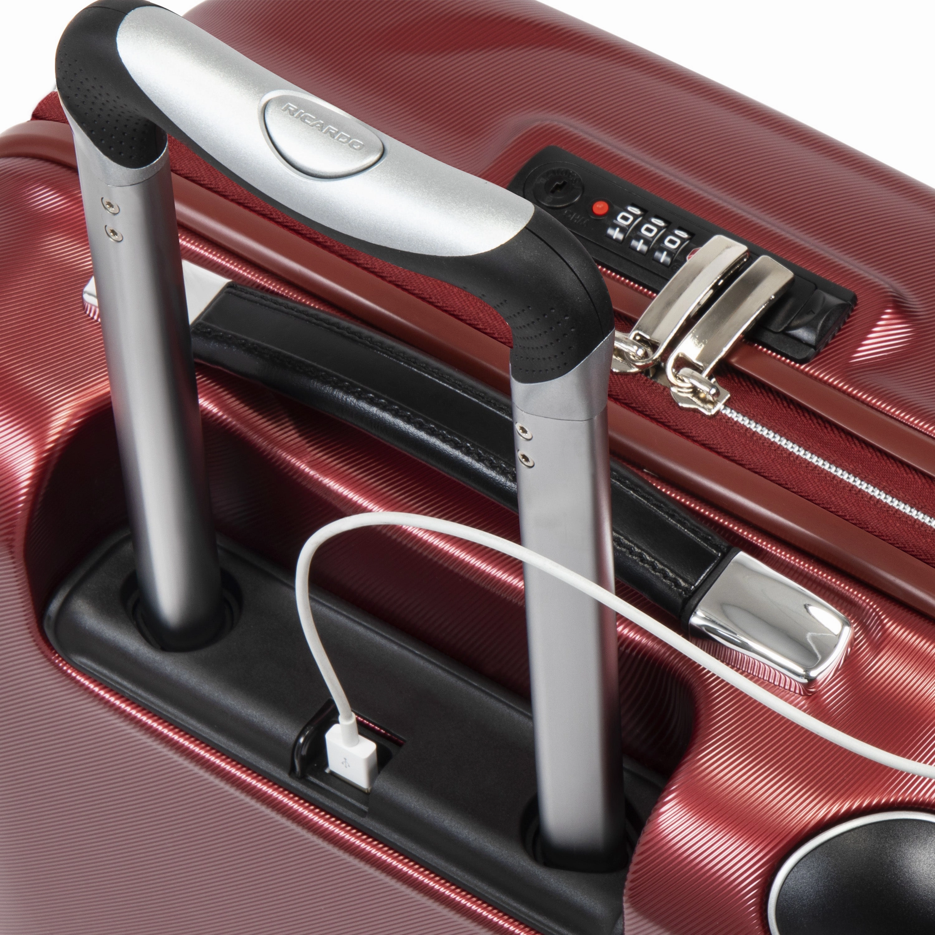 Ricardo Beverly Hills Rodeo Driver Collection International Carry On 4-Wheel International Carry-On Luggage