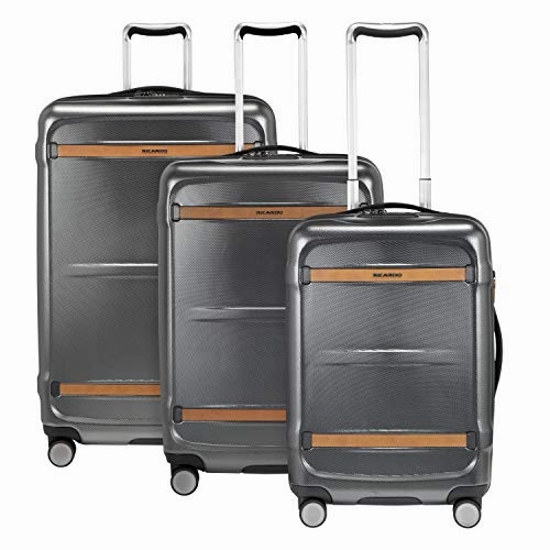 Ricardo Montecito 3-Piece Luggage Set Grey with FREE Travel Kit