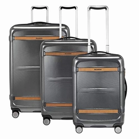 Ricardo Montecito 3-Piece Luggage Set Grey with FREE Travel Kit