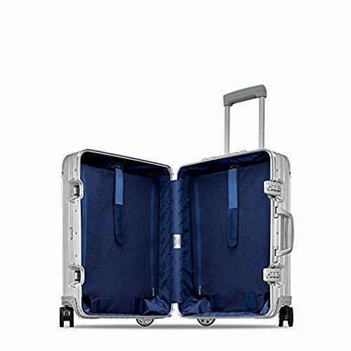 Rimowa Topas Carry on Luggage IATA 20"Inch Cabin Multiwheel TSA Lock Spinner 32L Suitcase - Silver