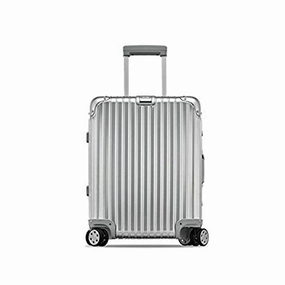 Rimowa Topas Carry on Luggage IATA 20"Inch Cabin Multiwheel TSA Lock Spinner 32L Suitcase - Silver