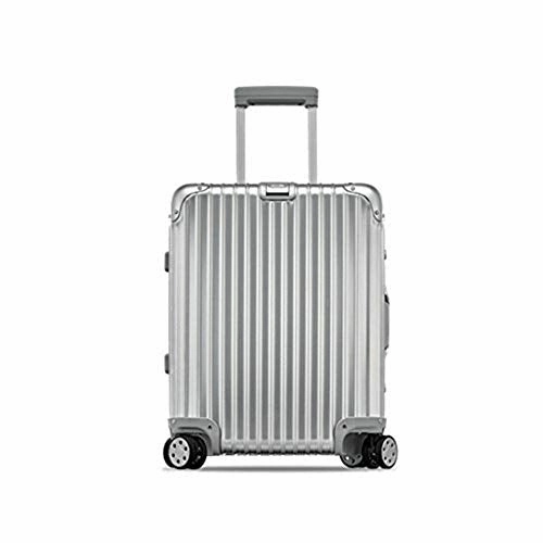 Rimowa Topas Carry on Luggage IATA 20"Inch Cabin Multiwheel TSA Lock Spinner 32L Suitcase - Silver