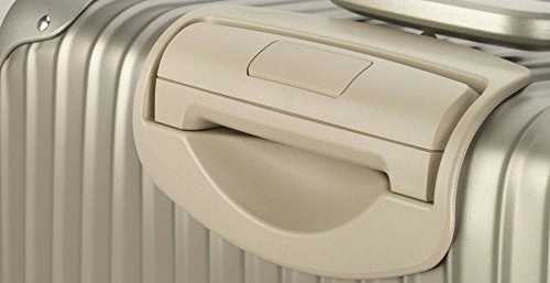 Rimowa Topas Titanium Carry On Luggage 20 Inch Cabin Multiwheel 32L Suitcase Light Bronze