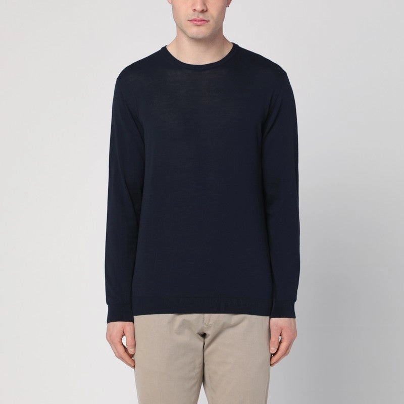 Roberto Collina Men's blue Sweater In Cotton winter sweaters outlet