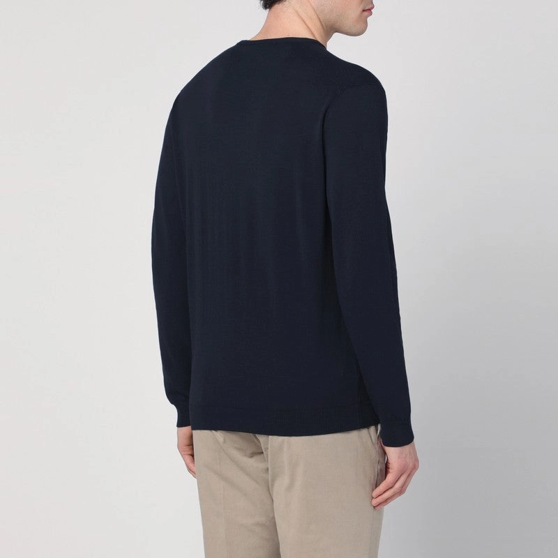 Roberto Collina Men's blue Sweater In Cotton