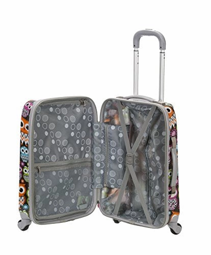 Rockland 20 Inch Polycarbonate Carry On, Owl, One Size