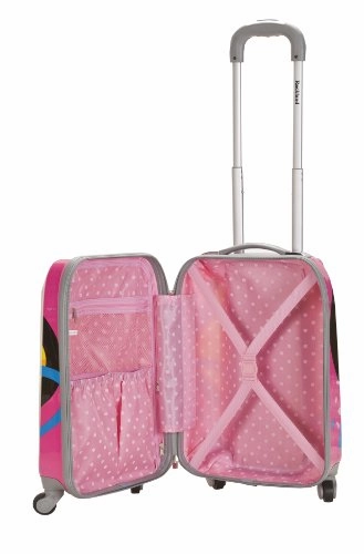 Rockland Luggage 20 Inch Polycarbonate Carry On Luggage, Love, One Size